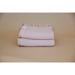Open image in slideshow, Oversized Turkish Towel (Pink &amp; Blue)
